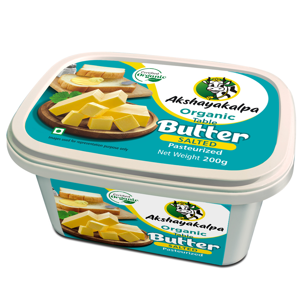 Akshayakalpa - Organic Table Butter salted 200 g